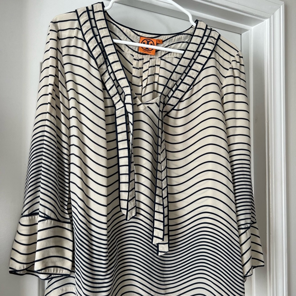 Tory Burch flows striped top